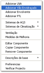 Vão envidraçado